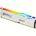 Kingston FURY Beast RGB White (EXPO + XMP), DDR5, 16GB, 6000MHz, CL36, Single stick KF560C36BWE2A-16