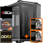 TopPC AMD Ryzen 9 (Zen 4) TUF Gaming Powered by ASUS, 64GB (2x32) DDR5, GeForce RTX 5070, 2TB NVMe Gen4, no OS DATK319-1405085