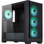 Silentware Flow 110 ARGB, Tempered Glass, Black FLOW110BLACK