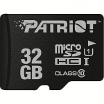 Patriot LX Series, microSDHC, 32GB, Class 10, UHS-I, U1, V10 PSF32GMDC10