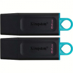Kingston DT Exodia, 64GB, Black & Teal, 2 Pieces DTX/64GB-2P
