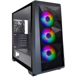 Xilence XILENT BREEZE Black, Tempered glass XG131