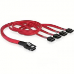 Delock Mini SAS SFF-8087 to 4x SATA, 0.5m 83057