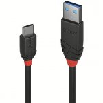 Lindy Black Line, USB-A 3.2 to USB-C, 0.5m 36915