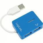 Logilink USB 2.0 Hub, 4-port, Blue UA0136