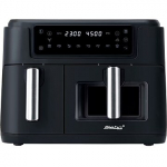 Steba double hot air fryer HF 9500 DUO (black, 2,400 watts, 2 baskets 6 liters + 3.5 liters) 269500