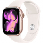 Apple Watch Series 11, GPS + Cellular, Aluminium, Light Blush Band (M/L) - 42mm MF8F4ET/A