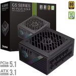 Gamemax GS 650G V25, 650W, 80PLUS Gold, ATX 3.1, PCIe 5.1 GS 650G