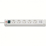 Brennenstuhl Bremounta extension lead with USB-Charger 5-way, 3m, White 1150660325