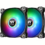 Thermaltake Pure Duo 14 ARGB Sync, Black, 2 Pack CL-F116-PL14SW-A
