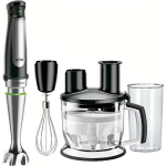 Braun hand blender set MQ7075X, Black/Silver MQ7075X