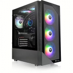 Thermaltake View 200 TG ARGB, Tempered Glass, Black CA-1X3-00M1WN-00