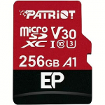 Patriot microSDXC, 256GB, Class 10, UHS-I, U3, V30 PEF256GEP31MCX