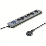 Qoltec Surge protector 6 sockets, 5m 50199