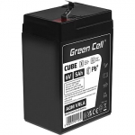 Green Cell CUBE AGM IP54 6V 5Ah VRLA Battery Gel deep cycle toys for kids alarm systems AGM6V5AH-J