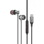 Promate Silken-C Ergonomic Stereo In-Ear Wired Earphones USB-C / 1.2m SILKENCGR