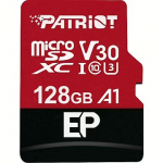 Patriot microSDXC, 128GB, Class 10, UHS-I, U3, V30 PEF128GEP31MCX