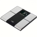 Adler Bathroom scale with analyzer AD 8165  Maximum weight (capacity) 225 kg, Accuracy 100 g, Body Mass Index (BMI) measuring, Stainless steel/Black AD 8165