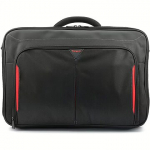 Targus Classic+ Clamshell Case, 17-18", Black/Red CN418EU