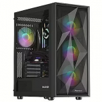 Natec Diaxid 605 ARGB, Tempered Glass, Black NPC-2172