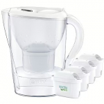 Brita Marella XL 3.5l filter jug + 4 cartridges PRO Pure Performance cartridges White Marella XL + 4 PRO bialy