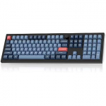 Keychron V6 Max (black/blue-gray, DE layout, Gateron Jupiter Red, hot-swap, RGB) V6M-D1-DE