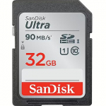 Sandisk Ultra R90, 32GB, SDHC, UHS-I, U1, V10 SDSDUNR-032G-GN3IN