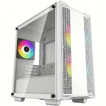 Deepcool CC360 WH ARGB, Tempered Glass, White R-CC360-WHAPM3-G-1