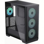 AeroCool C1-BK, Tempered Glass, Black APCM-CR01043.11
