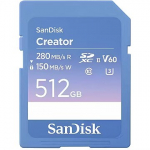 SanDisk Creator, SDXC, 512GB SDSDXEP-512G-GNCIS