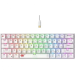 Havit KB903L gaming, transparent white KB903Lwt