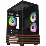 Thermaltake View 170 WS ARGB Micro, Tempered Glass, Black CA-1Z4-00M1WN-WS