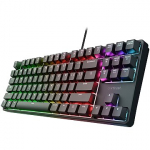 Trust TAS Trust Gaming GXT864 CADA TKL Gaming Tastatur Kompakte mechanische TKL-Gaming-Tastatur mit vollst&auml;ndig anpassbarer RGB-Beleuchtung 26135