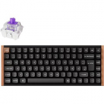 Keychron K2 HE (black/wood, DE layout, Gateron Double-Rail Magnetic Nebula, aluminum frame) K2H-F1-DE