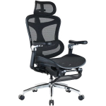 Sihoo Doro C300 Pro with footrest, Black DORO-C300-PRO-M101-JT