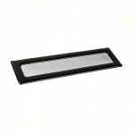 Demciflex Dust Filter for Front Panel, Black/Black DF0078