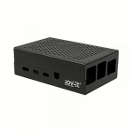 Raspberry Pi Pi 4B, 01B Aluminium Case, Black RB-AlucaseP4+01B