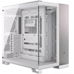 Corsair 6500X, Tempered Glass, White (Sating Gray Aluminum) CC-9011285-WW