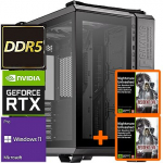 TopPC AMD Ryzen 9 (Zen 4) TUF Gaming Powered by ASUS, 32GB (2x16) DDR5, GeForce RTX 5080, 2TB NVMe Gen4, Windows 11 Pro DATK319-1292391