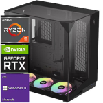 TopPC AMD Ryzen 5 Creative, Ryzen 5 5600X, 16GB (2x8) DDR4, 16GB (1x16) DDR4, GeForce RTX 3050, 1TB NVMe, Windows 11 Pro DATK227-1451191