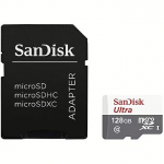 Sandisk Ultra Light, microSDXC, 128GB, UHS-I, Class 10 +Adapter SDSQUNR-128G-GN6TA