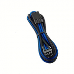 CableMod PRO ModMesh 8-pin PCI-e Extension, 45cm, Black/Blue CM-PCAB-8PCI-N45KKB-3PK-R