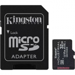 Kingston Industrial, microSDHC, 32GB, Class 10, UHS-I, U3, V30 +Adapter SDCIT2/32GB