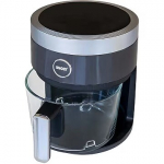 Unold hot air fryer glass 58695 (stainless steel (brushed)/black, 1,200 watts) 58695