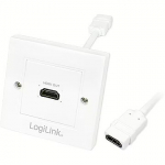 Logilink HDMI Wall Plate, 1x F AH0014