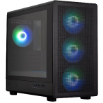 Zalman M5, Tempered Glass, Black M5 Black