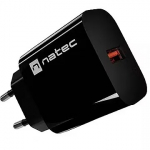 Natec Ribera 18W USB-A czarna NUC-2393