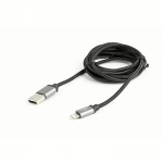 Gembird Cotton Braided, USB-A to Lightning, 1.8m CCB-mUSB2B-AMLM-6