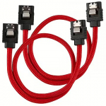 Corsair Premium Sleeved SATA 6Gbps, 0.3m (2pack) CC-8900250