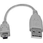 Startech USB-A to Mini USB, 0.15m USB2HABM6IN